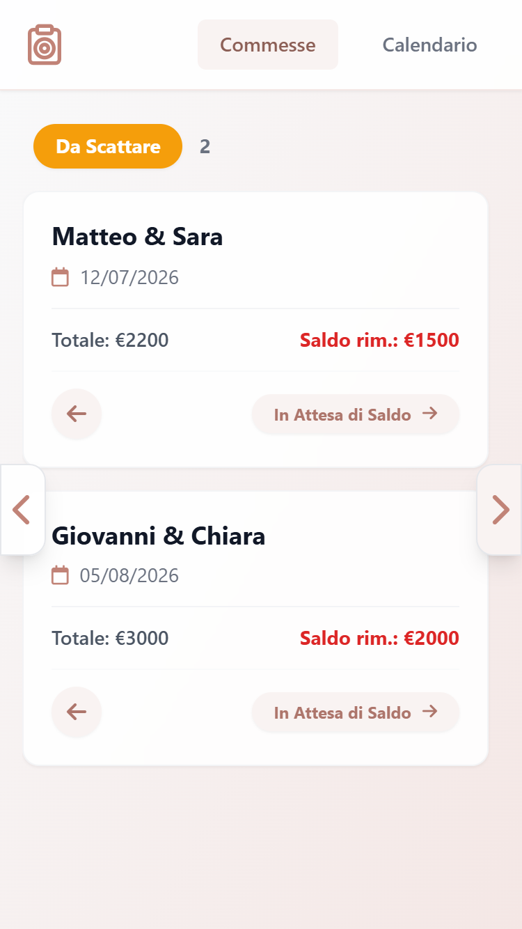 Screenshot Calendario